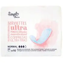 Le moins cher, Serviettes ultra minces normal