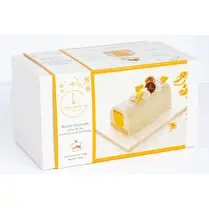 Glaces de Marc, Bûche tropicale vanille des îles sorbet ananas de Tahiti/passion