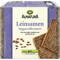 Alnatura, Pain de seigle aux graines de lin