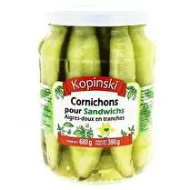 Kopinski, Cornichons pour sandwichs