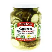 Kopinski, Cornichons pour hamburgers