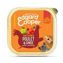 EDGARD & COOPER Pâté pour chien adulte au poulet et à la dinde