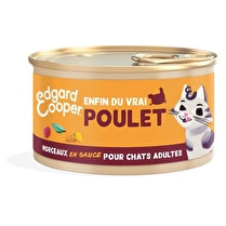 Edgard & Cooper, Morceaux en sauce pour chat adulte poulet