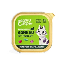 Edgard & Cooper, Pâté pour chat adulte à l agneau et au poulet