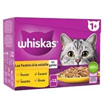 Whiskas, Les festins à la volaille en gelée pour chat adulte 4 variétés