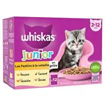 Whiskas, Les festins à la volaille en gelée pour chaton 4 variétés