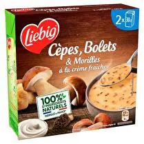 Liebig, Soupe morilles bolets et cèpes à la crème fraîche x 2