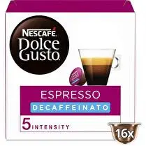 Nescafé Dolce Gusto, Capsules espresso décaféiné