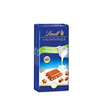 Lindt, Chocolat maître chocolatier lait noisettes