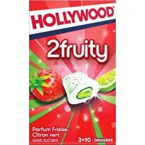 Hollywood, Dragées max splash parfum fraise citron vert 3 x 10