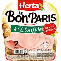 Herta, Jambon à l'étouffée 2 tranches