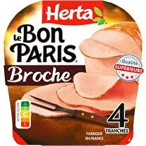 Herta, Jambon broche 4 tranches