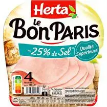 Herta, Jambon sel réduit 4 tranches