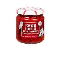 Albert Ménès, Poivrons piquillos à l'ail en lamelles