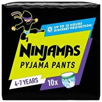 NINJAMAS Prenium protection pants  Couches culottes garçon 4-7 ans