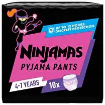 Ninjamas, Prenium protection pants  Couches culottes fille 4-7 ans