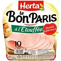 Herta, Jambon à l'étouffée 10 tranches
