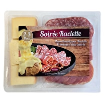 Gourmets de l'Artois, Plateau soirée raclette charcuteries sèches et fromage