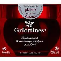 Griottines, Liqueur de griottes à base de Kirsh 15° - 50 cl