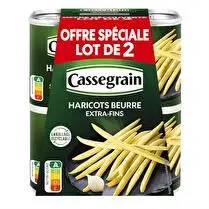 Cassegrain, Haricots beurres Cueillis et rangés main