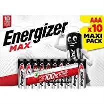 Energizer, Piles alcaline max AAA/LR03 x10