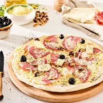 Fabriqué dans nos ateliers, Pizza pancetta gorgonzola