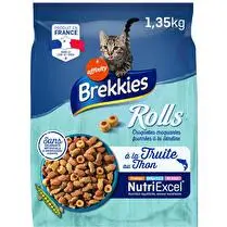 Brekkies, Croquettes chat rolls poissons