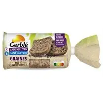 Gerblé, Pain complet aux graines sans gluten