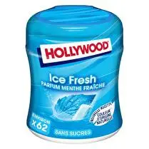 Hollywood, Bottle ice fresh 60 dragées sans sucre