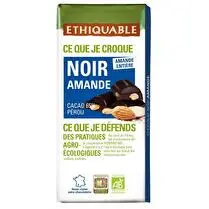 Ethiquable, Chocolat noir amande entière