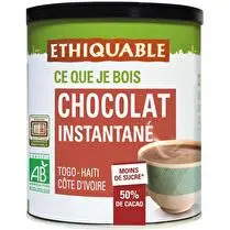 Ethiquable, Chocolat instantané 50% cacao