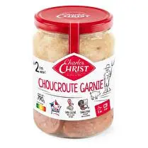 Charles Christ, Choucroute garnie bocal