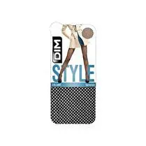 Dim, Collant Style Résille, Noir, T1/2