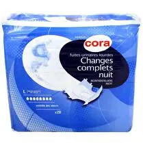 Cora, Changes complets nuit L