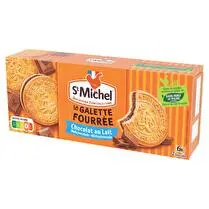 St Michel, Galette fourrée Chocolat au lait