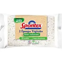 Spontex, Eponge végétale sans colorant
