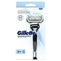 Gillette, Rasoir skinguard aloé vera + 3 recharges