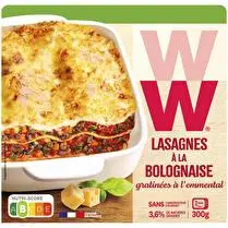 Weight watchers, Plat cuisiné  Lasagnes à la bolognaise
