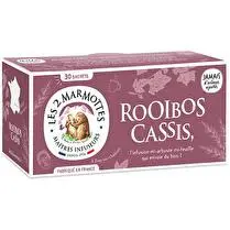 Les 2 marmottes, Infusion rooibos cassis x 30