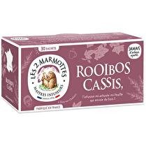 LES 2 MARMOTTES Infusion rooibos cassis x 30