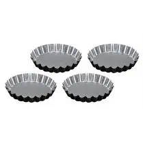 Guardini, Lot 4 moules tartelettes 12 cm