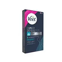 Veet, Bandes de cire  Peaux sensibles