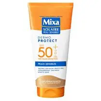 Mixa, Crème solaire  Peaux sensibles  SPF50+