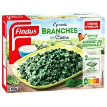 Findus, Épinards branches à la crème - 480 g