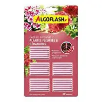 Algoflash, Engrais géraniums et plantes fleuries x30 batons