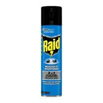 Raid, Aérosol  Mouches & moustiques 2 en 1