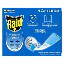 Raid, Diffuseur électrique  Plaquette inodore - action rapide