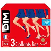 Dim, Collant trio rouge x 3, Palma, T5