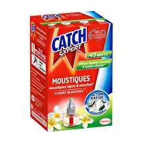 Catch, Recharge électrique liquide  Parfumée fleurs blanches 45 nuits