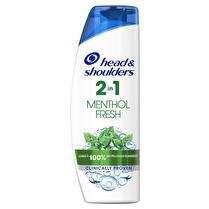 HEAD & SHOULDERS Shampooing  Antipelliculaire et soin menthol 2 en 1  - 270 ml
